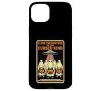 Close Encounters of the Cursed Kind Alien Ghost Halloween Case for iPhone 15 Plus