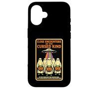 Close Encounters of the Cursed Kind Alien Ghost Halloween Case for iPhone 16