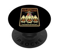 Close Encounters of the Cursed Kind Alien Ghost Halloween PopSockets Adhesive PopGrip