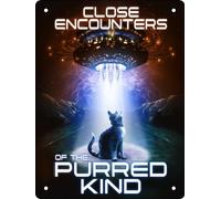 Close Encounters of the Purred Kind Mini Tin Sign