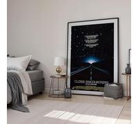 Close Encounters of the Third Kind 1977 02 Framed Classic Movie Poster Print Wall Art Image Home Decor Artworks Framed Poster Different Sizes and Colours