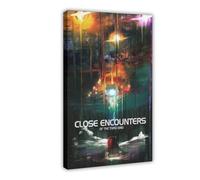 Close Encounters of The Third Kind Canvas Poster Bedroom Decor Landscape Office Room Decor Gift 24x36inch(60x90cm)