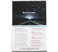 Close Encounters Of The Third Kind - Mini Film Poster/Book Clipping