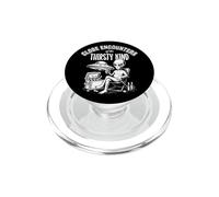 Close Encounters of the Thirsty Kind Alien Beer Drinker PopSockets PopGrip for MagSafe