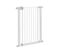 Safety 1st Easy Close Extra Tall Metal Gate, Baby Stair Gate Pressure Fit, 73-80cm (max. 94cm), Extra Tall Gate (91cm), Easy-Closing Baby Safety Gate, No-Screw Installation (No Drilling), White