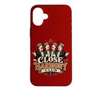 Close Harmony Club A Capella Barbershop Quartet Vocal Choir Case for iPhone 16 Plus