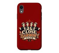 Close Harmony Club A Capella Barbershop Quartet Vocal Choir Case for iPhone XR
