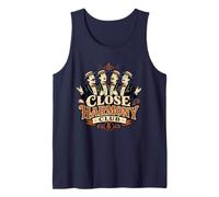 Close Harmony Club A Capella Barbershop Quartet Vocal Choir Tank Top