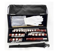 Close Hole 3 Foot Flute C Foot And B-foot Flat B Foot Rose Wood Body Split E Key Flute Instrument Flute for Beginner