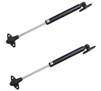 Close Lid Support Hinges Hydraulic Gas Strut Pneumatic Lever for Cabinet Flip-Up Door with Soft Closing Adjustable Lifting Support Buffer Hinge Black 100N/10Kg/Pack of 2
