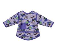 Close Pop-in Baby Long Sleeve Bib with Front Pocket from 6 to 18 Months Old | Machine Washable at 40 Degrees | Stage 3 Moose Print