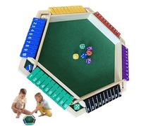 Close the Box Travel Dice Game, Dice Tray for Throwing Dice, Wooden Dice Game Close the Box Travel | Waterproof Travel Game Classic Board and Board Game for 6 Games