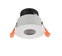 Close To Ceiling Lights, Aluminum Recessed Ceiling Spotlight Round Living Room Embedded Downlight Anti-glare Aisle Corridor Bedroom Villa Clothing Panel Lamp Cut Hole: 75mm Outdoor Lights