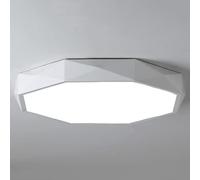 Close To Ceiling Lights, Nordic Colorful Geometric Shapes Flush Mount Ceiling Light 3000K/4500K/6000K Adjustable Ceiling Lamp Rust-Proof and Dust-Proof, Easy to Install Fashion Home Lighting