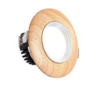 Close To Ceiling Lights, Nordic Spotlights 5W 12W Large Hole Lamp LED Lamp Ceiling Lamp Wood Downlight Embedded Anti-Fog Highlight Barrel Lamp Living Room Ceiling Spotlight Bathroom Kitche