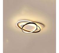 Close To Ceiling Lights, Promise Dimming LED Ceiling Lamp Metal & Acrylic Ceiling Light Fixtures Dimmable LED Pendant Light Flush Mount Ceiling Lighting with Remote Metal Housing Living Room D