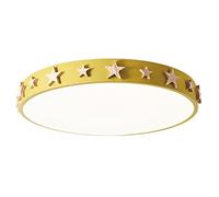 Close To Ceiling Lights, Promise Dimming LED Ceiling Light Color Metal Lampshade Ceiling Lamp Fixture Wood & Metal & Acrylic Lighting Finishes Scandinavian Ceiling Lightin