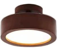 Close to Ceiling Lights Round Wooden Art Ceiling Light Japanese Log Ceiling Lamp Semi Flush Mount Close to Ceiling Fixture,Luxury