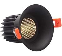 Close To Ceiling Lights, Super Bright 12W LED Ceiling Spotlight Recessed Aluminum Round Ceiling Panel Light 3000K/4000K Spot Lamps COB Anti-glare Downlight Wall Mounted for Home Entrance Aisle