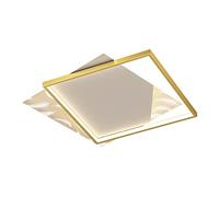 Close To Ceiling Lights, Ultra-Thin Special-Shaped Acrylic Lamp, Gold LED Light Luxury Ceiling Lamp, Master Bedroom Reading Lamp,for Bedroom, Entryway, Dining Room, Girls Room, Foyer