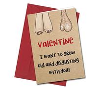Close to the Bone #1224 Grow Old With Me/Valentine Card Rude greetings card funny humour joke