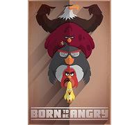 Close Up Angry Birds Born to be Angry Poster (61cm x 91,5cm) + a Bora Bora poster!