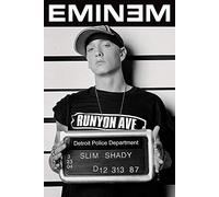 Close Up Eminem Poster criminal records (61cm x 91,5cm) + 1 pair of transparent poster hangers