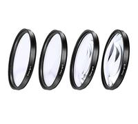 Close-up Filter Kit +1 +2 +4 +10 Lens Set for Digital Cameras 49mm, Transparent