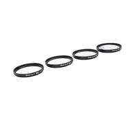 Close Up Filter Kit 4 in 1 +1 +2 +4 +10 Macro Lens Filter Optical Glass with Storage Pouch Camera Filter for Digital Camera Photo (82mm)