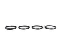 Close Up Filter Kit 4 in 1 +1 +2 +4 +10 Macro Lens Filter Optical Glass with Storage Pouch Camera Filter for Digital Camera Photo (62mm)