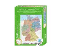 Close Up Germany Puzzle 2021 Maps in Minutes 2000 Pieces 68.8 x 96.6 cm Premium Map