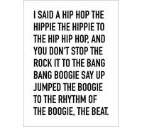 Close Up I said A Hip Hop Art Print The Sugarhill Gang (30cm x 40cm)