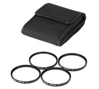 Close-Up Lens +1+2+4+10 Diopter Four-Piece Set, Macro Lens Focusing Filter Comes with Nylon Bag, Photography Accessories (Size : 82mm)