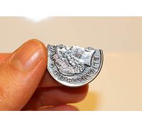 Close Up Magic Bitten and Restored Bite Out Coin Magic Trick 10p
