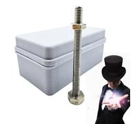 Close Up Magic Gimmicks - Mentalism Illusion Knit, Durable Metal Material | Novelty Street Magic Props for Wizards, Parties, Performances, Entertainment, Close Up, Stage, Professional V