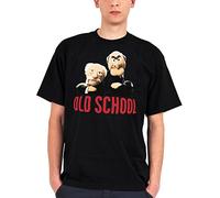 Close Up Muppets T-Shirt GRANDMASTERS Waldorf & Statler Old School (M) Black