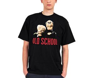 Close Up Muppets T-Shirt GRANDMASTERS Waldorf & Statler Old School (M) Black