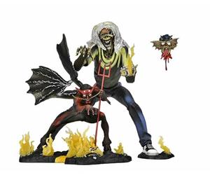 Close Up NECA lron Maiden 7 Inch Scale Action Figure Eddie 40th Anniversary Collectible Figure