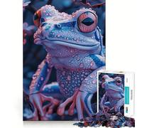 Close-up of A Frog 1000-piece Puzzle for Adults Logic Fun Pastime Game Home Enjoyable Birthday Present (38x26cm)