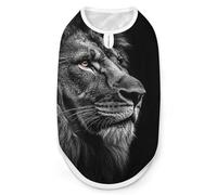 Close Up of A Lions Head Fashion Pet Vest, Easy Wear Dog Clothes for Small Dogs Daily Walking S