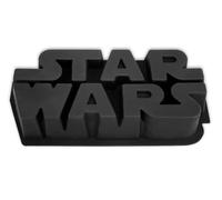 Close Up Star Wars Logo Baking Mold, Black Silicone Cake Pan, Star Wars Kitchen Gift for Fans, Birthday Cake Mold, G aking Accessory, 23.9 x 27.2 cm