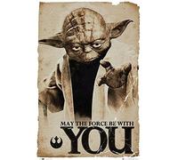 Close Up Star Wars Poster Yoda May The Force be with You (61 cm x 91.5 cm) + Poster