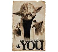 Close Up Star Wars Poster Yoda May the Force be with You (61cm x 91,5cm)