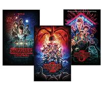 Close Up Stranger Things Poster set of 3 Season 1, 2 and 3 (61cm x 91,5cm)