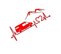 Close Your Eyes and Feel Your Heart Beating Up The Hill I Also Have Exciting Speed Fun Car Stickers Motorcycle Stickers(Red,80X35.2CM)
