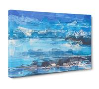 Close Your Eyes Canvas Print | Gallery Wrapped 30mm Frame Wall Art | 30x20 inches | Ready to Hang | Abstract Picture | Living Room Bedroom Lounge Office