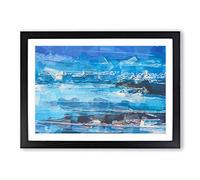 Close Your Eyes in Abstract Framed Print | A2 Black Framed Wall Art | Ready to Hang | Abstract Fantasy Picture | Living Room Bedroom Lounge Office
