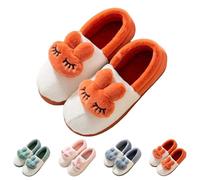 Closed Back Slippers Women Cute Bunny Slippers For Women Lovely 3D Slipper Novelty Cartoon Slipper Comfortable Non Slip Sole Sliders Winter Outdoor Slides For Couple Slip On Animal Sliders