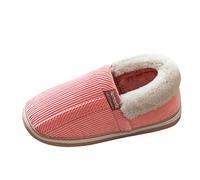 Closed Back Slippers Women Thick Sole Soft Memory Foam Warm House Slippers Slip On Lightweight Slippers Cotton Winter Slippers Indoor Outdoor Home Slippers Solid Color Loafer Slippers Comfy