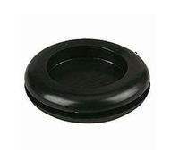 Closed Blanking Grommets 6,9,12,16,20,25,32,38 & 50mm Black Rubber (100, 25mm)